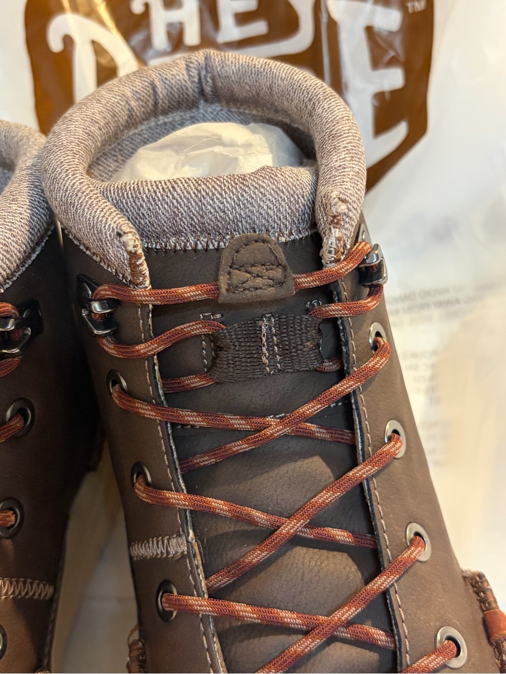 Hey Dude Bradley Y Classic Boot. Cocoa. Water Repellent. Boys/Youth 7 - Picture 7 of 8